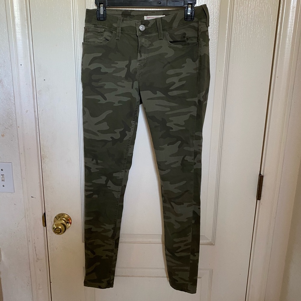 Levi 535 super skinny Camo Jean